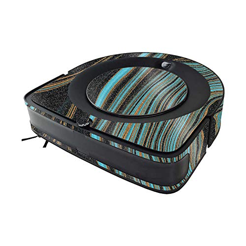 Image of MightySkins Glossy Glitter Skin Compatible with iRobot Roomba s9 Vacuum - Blue Canyon | Protective High-Gloss Glitter Finish | Easy to Apply and Change Styles | Made in The USA