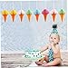 CHILDWEET 3pcs Honeycomb Ice Cream Decorations for Parties Weddings and Birthdays Hanging Decor for Festive Gatherings Random Colors
