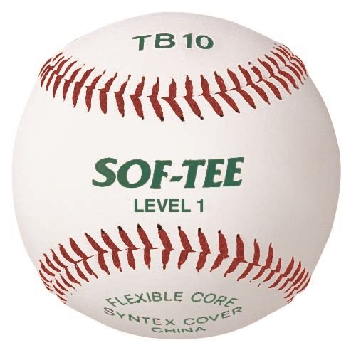 Martin Sports Tee Ball, Level One, Ideal for Indoor/Outdoor Training, Set of 12