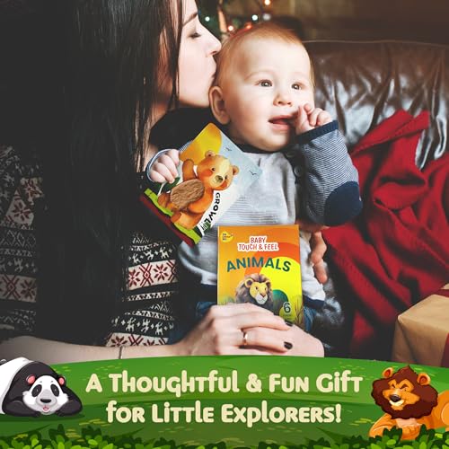 Image of Animals Touch & Feel Sensory Cards | 12 Animals & 6 Textures to Enhance Sensory, Cognitive, Spatial & Hand Eye Co-Ordination Skill Development