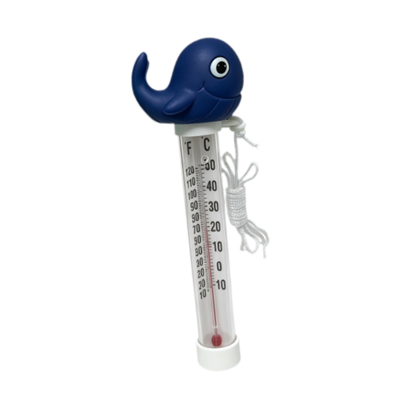 Floating Pool Thermometer Easy Read for Swimming Pools Outdoor Indoor Shower Whale-image-37