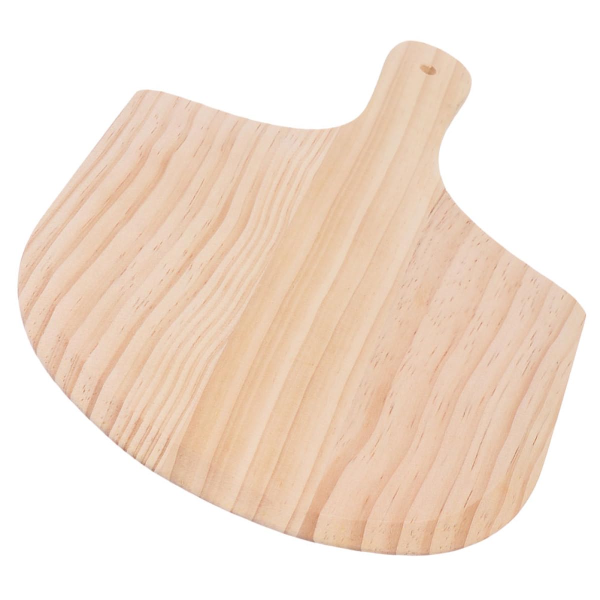 NOLITOY Pelle à Pizza en Bois Beige Robuste avec Manche Ergonomique, Planche à Découper Pratique pour Pizza, et Fromage Cuisine