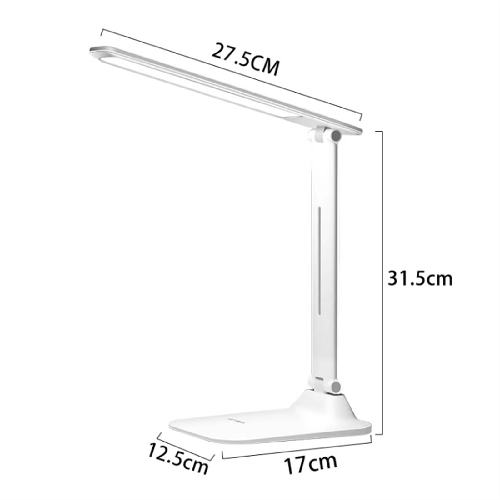 Lampa stołowa Lampka do czytania Lampa biurkowa LED z portami USB, lampa biurkowa z ochroną oczu, 3 tryby kolorów, 3 poziomy jasności, składana lampka do czytania do domowego biura Lampa nocna do sypi