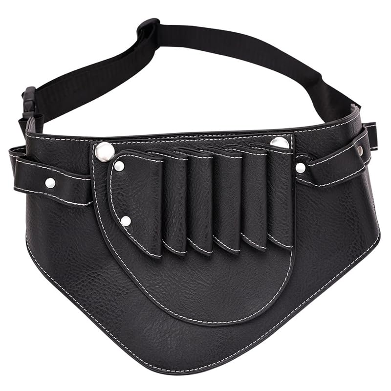 sac de coiffeur, Cuir PU avec ceinture/ceinture d'épaule - Fournitures d'outils de coiffure Sac barbier