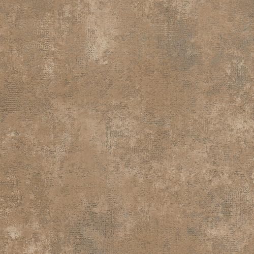 Carta da parati effetto stucco intonaco Profhome 388332-GU Carta da parati TNT leggermente strutturata a rilievo ed accenti metallici beige oro marrone-chiaro 5,33 m2
