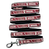 NCAA PET Leash, Large, Indiana Hoosiers, Dog Leash, Shiny & Colorful Leash for Dogs & Cats Licensed by The NCAA
