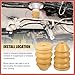 ACROPIX Rear Upper Bump Stop Axle Jounce Bumpers Fit for Jeep Liberty 2002-2007 2.4L 2.8L 3.7L Replacement 52088705AB 2Pcs Car Parts