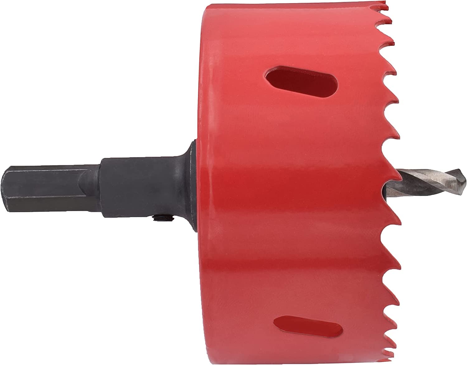 Lumare Sega Universale 80mm | Punta per Trapano Bimetallico in Acciaio ad Alta Velocità | Attacco Professionale - Alluminio, Legno, Ottone e Altro | Avvitatore a Batteria o Trapano