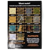 Fantasy Adventures book - A3 Księga suchościeralna do gier RPG - 14 wzorów map - siatka kwadratowa