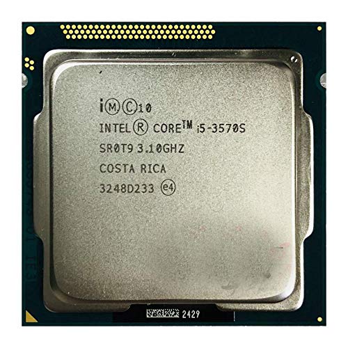 Intel Core I5-3570S I5 3570S 3.1 GHz Quad-Core CPU Processor 6M 65W LGA 1155 (Renewed)