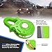 AyA Gear Multi-Function Premium Snatch Blocks 66,000 lbs (30Ton) Break Strength | Heave Duty Vehicle Recovery Gear, for Steel Wire Cable or Synthetic Rope and Soft Shackles(Green)