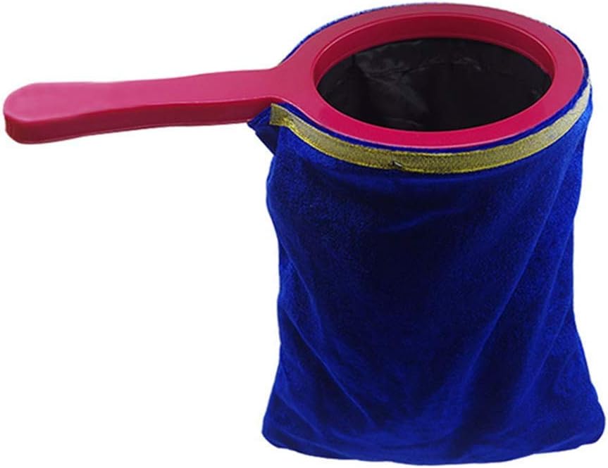 WSNMING 1 Pcs Magical Props Magic Change Bag Twisting Handle Make Things Appear Disappear Magic Trick Gift