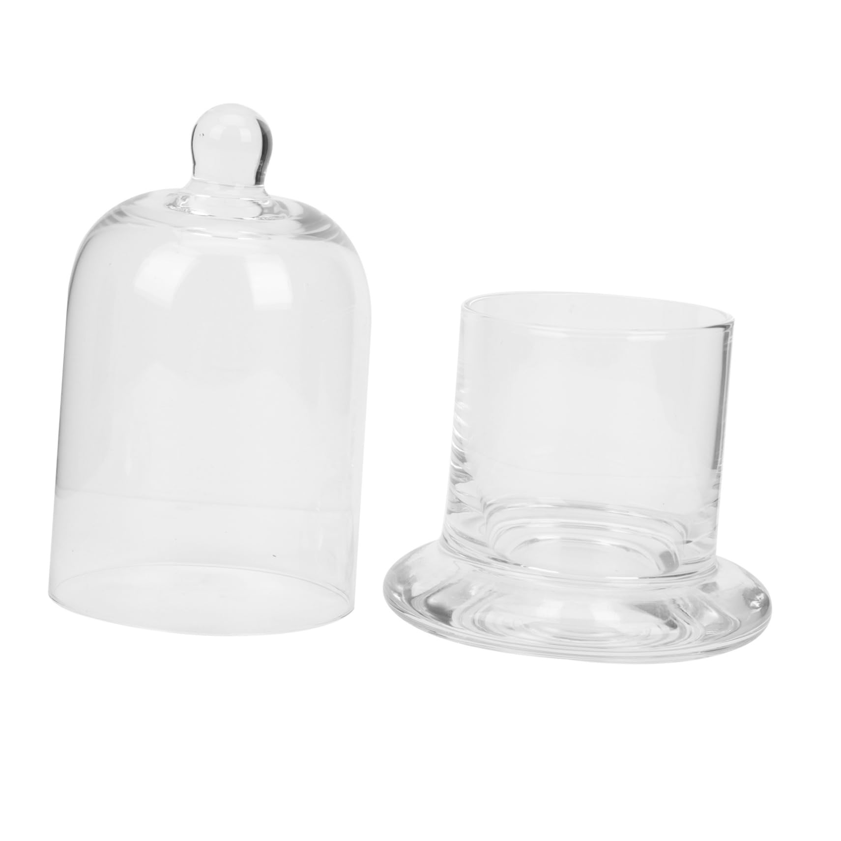 Cabilock Candle Cup Glass Candle Stand Glass Candle Holder Glass Tea Light Stand Desktop Tea Light Holder Desktop Candlestick Desk Candlestick Glass Tea Light Holder Tabletop Candle Stand