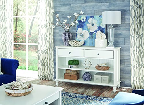 International Concepts Cottage Console Table, Beach White #TOP1