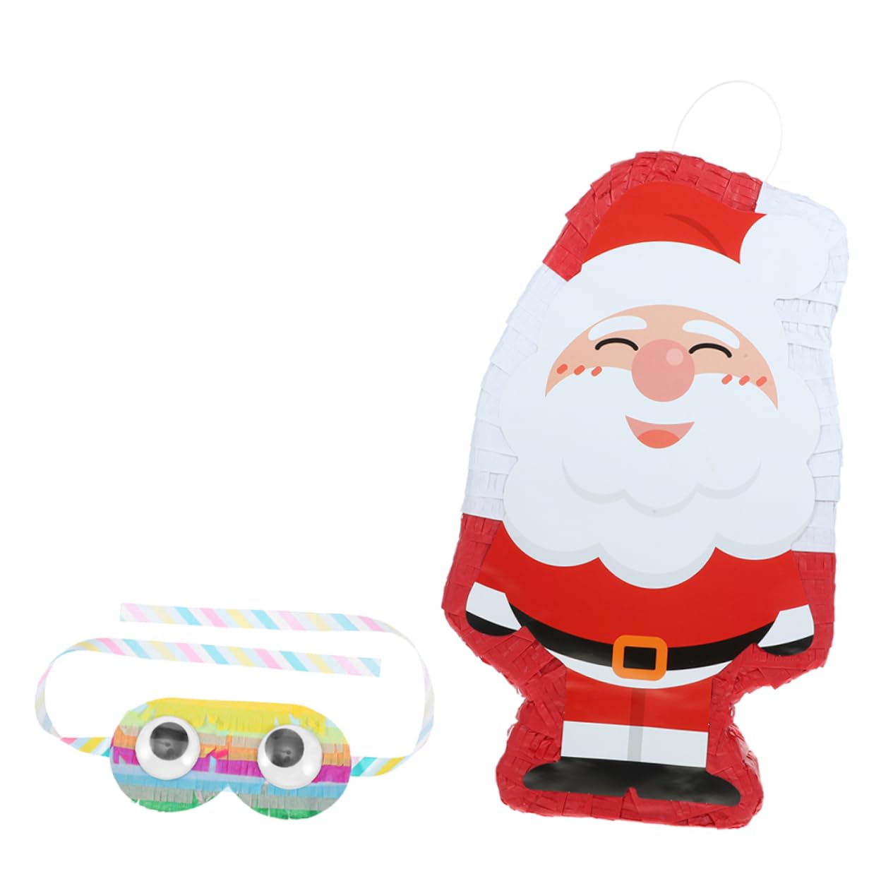 Abaodam 1set Santa Claus with Eye Mask Fun Christmas Party Game Decoration for Boys and Girls Festive Themed Filled with Treats and Surprises for Holiday Celebrations