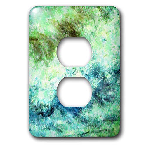Ocean Impressions couvercle de prise cache plaque usée double - 2