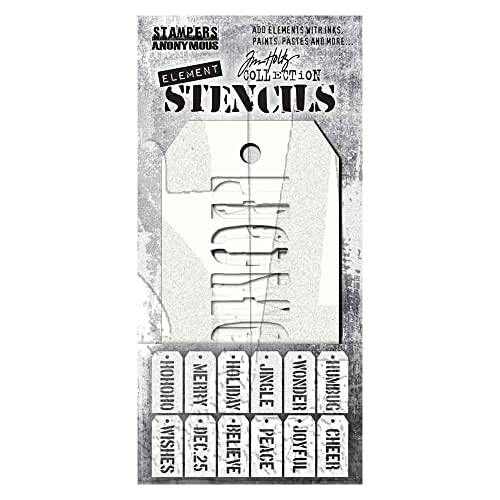 Pochoirs de Noël Tim Holtz personnaliser vos cartes de vœux