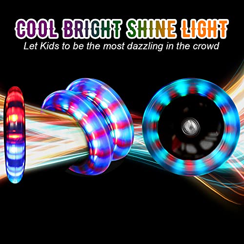 Light Up Inline Skate Wheels Replacement 64Mm 72Mm 76Mm 80Mm Inline Wheels With Abec-9 Bearing For Blades Roller Hockey Lighting Skate Inline Wheels - 85A Rebound For Indoor & Outdoor #TOP6