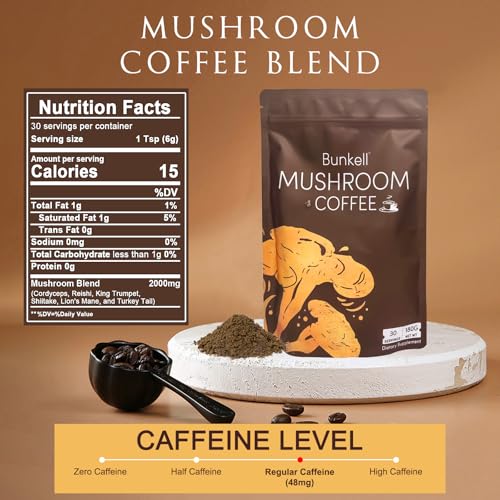 Bunkell 6 Mushroom Instant Coffee