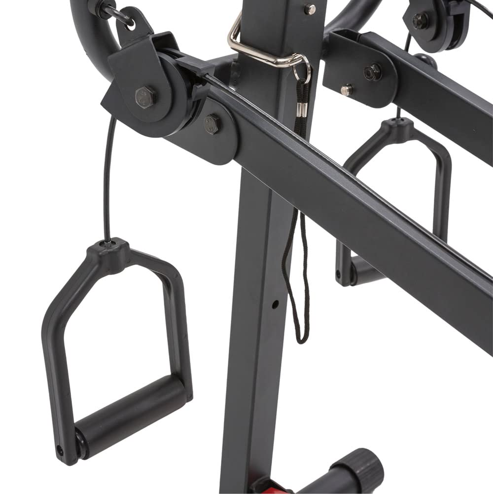 Christopeit Sport Total Exerciser TE 1000 - Entrenador de cuerpo completo, plegable, multi-Gym, parte superior del cuerpo, brazos, pecho, abdomen, espalda