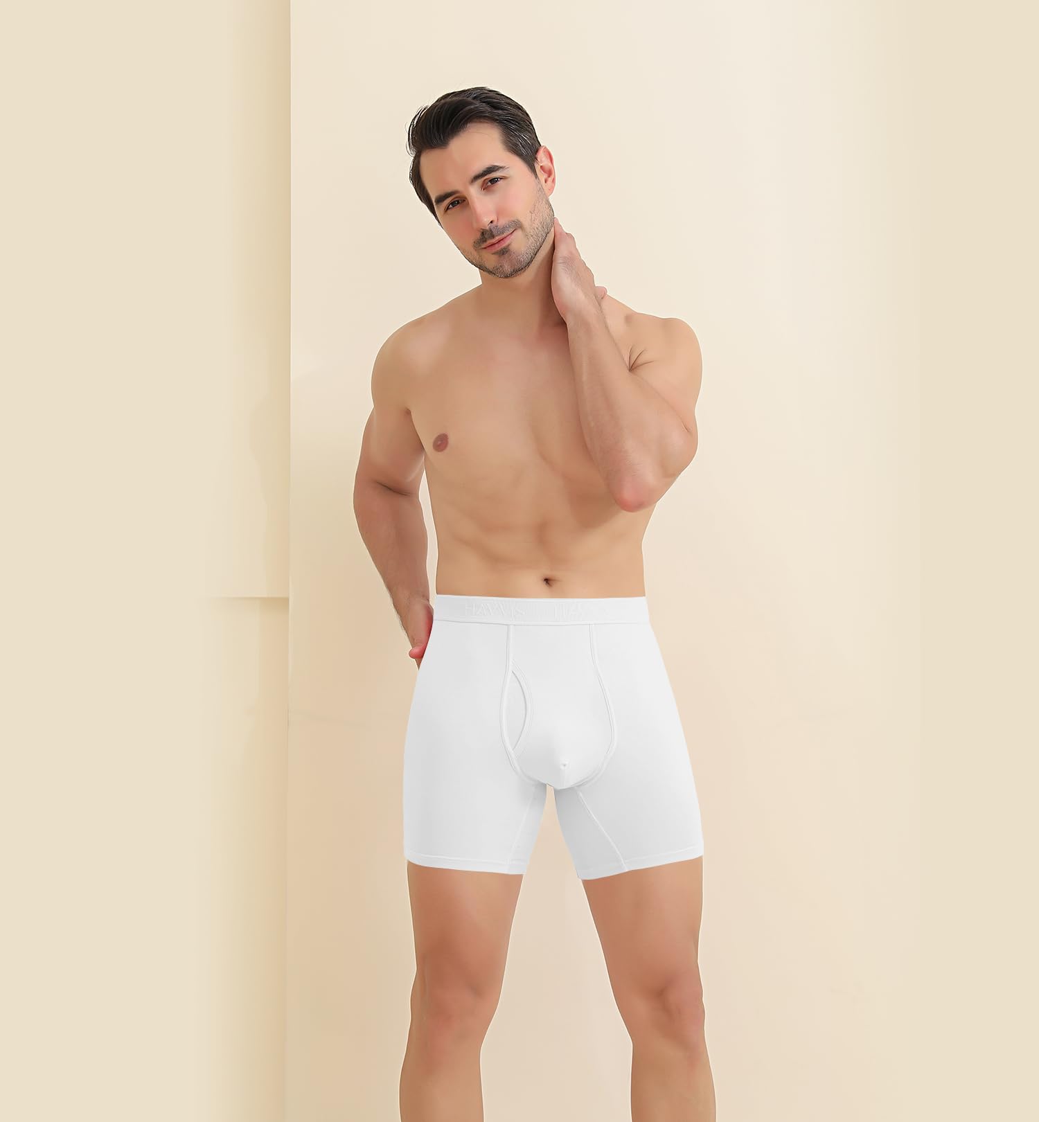 HAVVIS Calzoncillos tipo bóxer para hombre, de bambú, supersuaves, transpirables, multipack