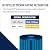 Pentair Pentek ECP20-BB Big Blue Sediment Water Filter, 10-Inch, Whole House Heavy Duty Pleated Cellulose Polyester Replacement Cartridge, 10" x 4.5", Blue End Cap, 20 Micron