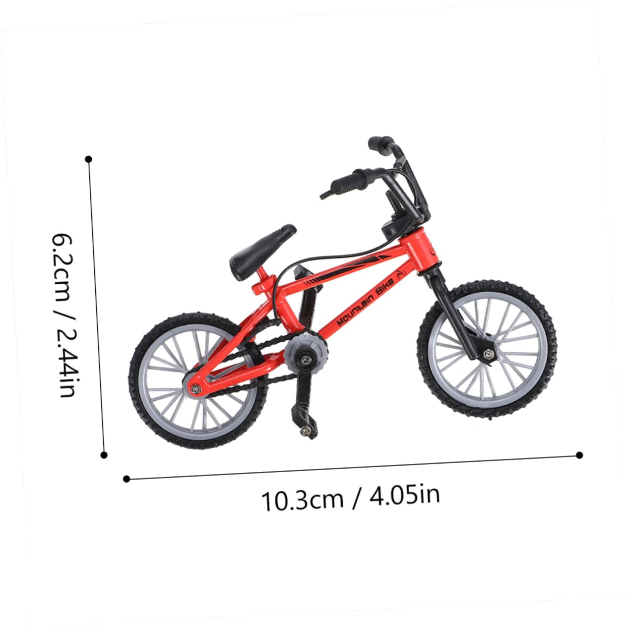 FOYTOKI 2Sets Mini Finger Bike Aluminum Alloy Desk Game for Realistic Movement Decoration for Home Office Fingertip Movement Fun