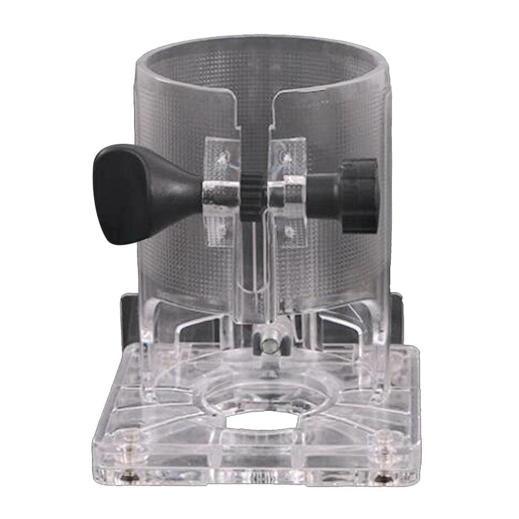 Woodworking Trimmer Router Clear High quality Material Base Protective Base Thickened Type-picture-30