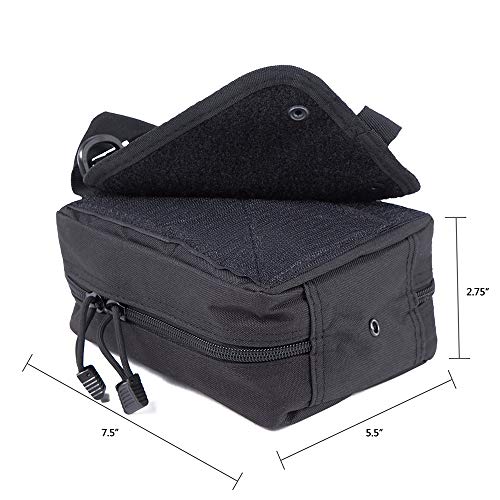 Utility pouch de nylon 600D de alta densidad con anclaje Molle 2