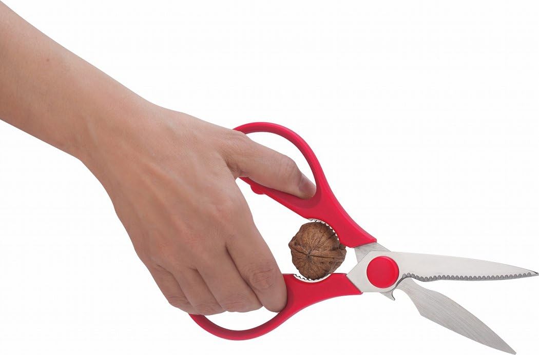 Trudeau multi kitchen shears Red 0010-189 (japan import)