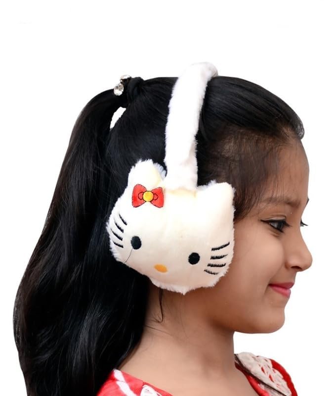 Earmuff For Women And Girls Winter Accessories For Ear Protection Kitty Earmuff Pack Of 1-image-8