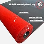 Extra Thick 3x10Ft Red Carpet Runner for Party, Non-Slip TPR Backing Aisle Runway Rug Felt for Indoor&Outdoor,Occasions,Graduation,Birthdays & Special Events Decorations,Long Term use - Image 3