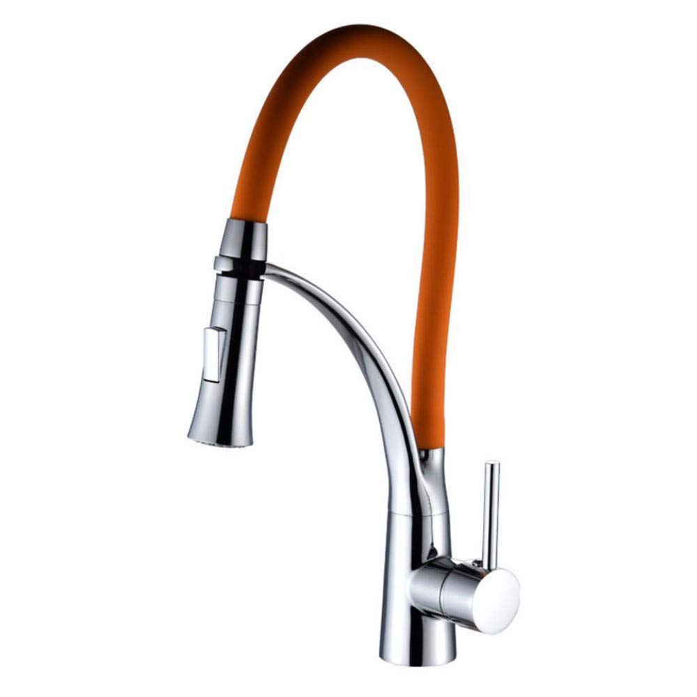 Mitigeur cuisine en cuivre universel robinet robuste bleu orange
