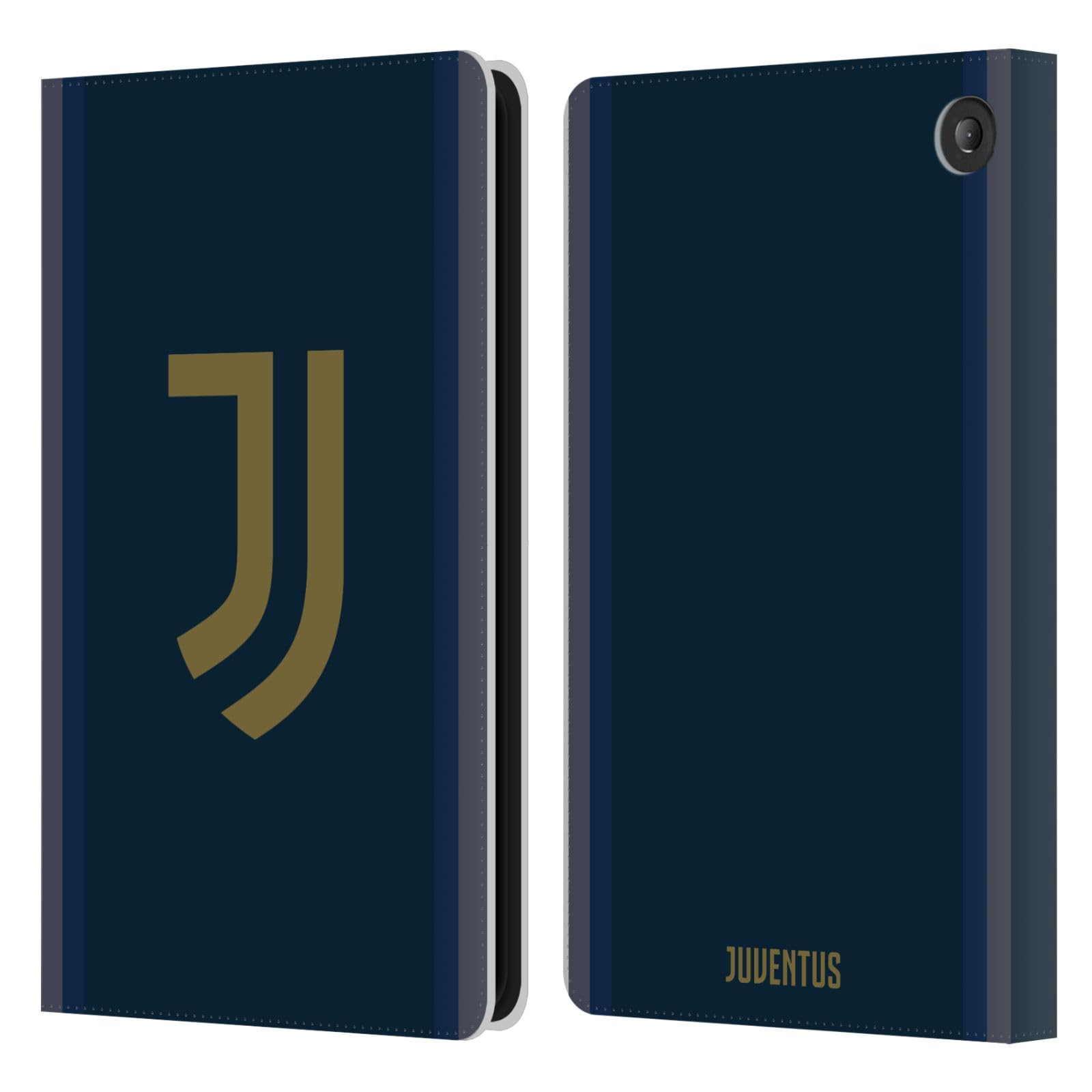 Head Case Designs Officially Licensed Juventus Football Club Third 2024/25 Kit Leather Book Wallet Case Cover Compatible with Amazon Fire 7 2022