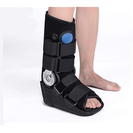 Amazon Co Jp 足首用サポーター 足首骨折固定ブレース調整可能なチャック付き エアバッグ 足首 足の骨折の整復と固定に適しており 石膏を置き換えることができます S ドラッグストア