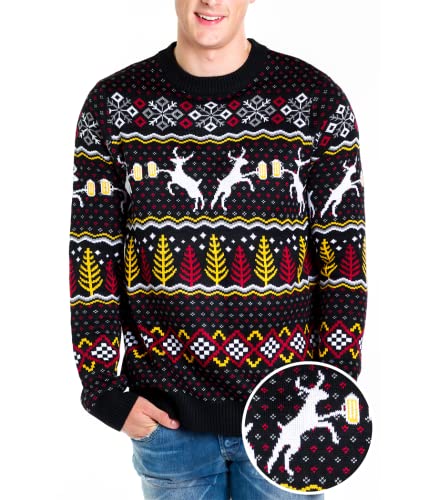 Tipsy Elves Men's Ugly Christmas Sweaters - Funny Christmas Sweaters for Men - Fun Holiday Pullovers3