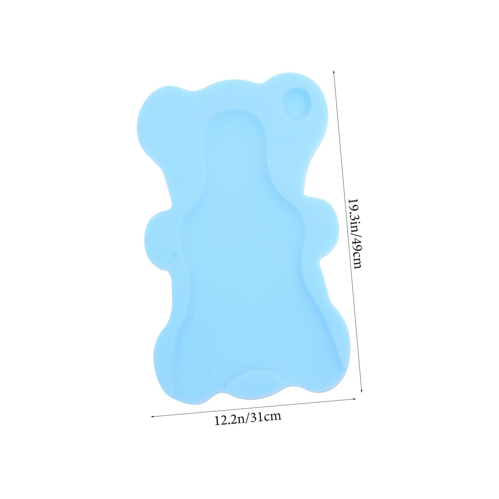 Totority Bath Sponge Mat Non- Cushion for Newborns Quick Drying Pu Material Random Colors Skin-Friendly Bath Pad for Boy Girl and Toddlers Fun Cartoon Design to Make Bathing Enjoyable