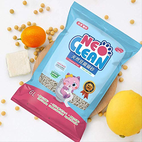 None brand Nessuno Marca Gatto Sabbia Tofu Gatto Sabbia Pianta Gatto Sabbia 6L X 3 Borse Deodorante Gatto Sabbia Forniture 7.5Kg