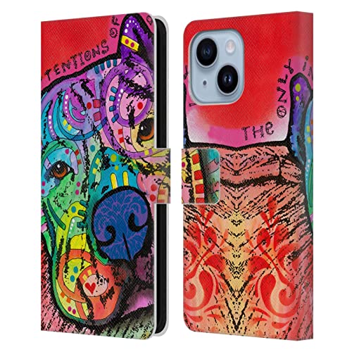 Étui portefeuille iPhone 14 Plus Dean Russo protection cuir avec fentes de cartes