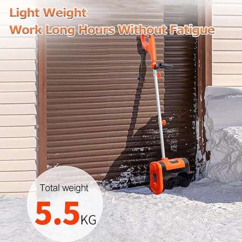Elektryczna odśnieżarka o mocy 1800 W, szerokość 30 cm, odległość rzucania 8 m na patio, taras, odśnieżanie podjazdu