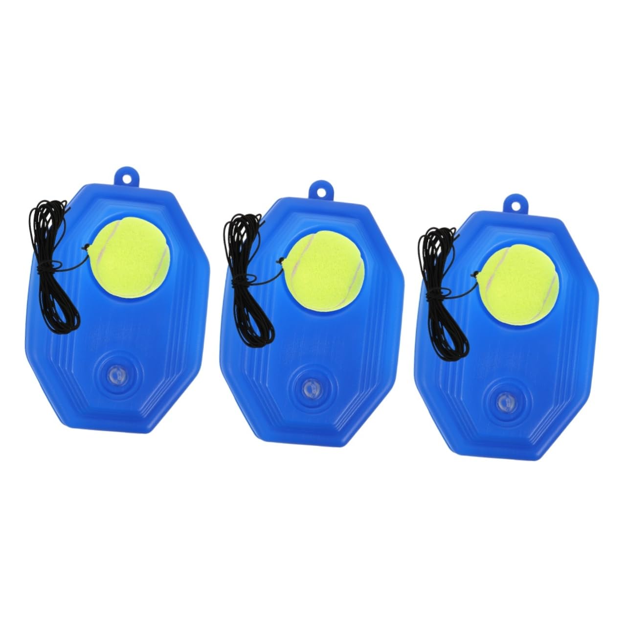 Toyvian Kit de Entrenamiento de Tenis con Base de Rebote para Práctica Individual Herramienta Duradera para Entrenamiento Deportivo para Jóvenes y Adultos