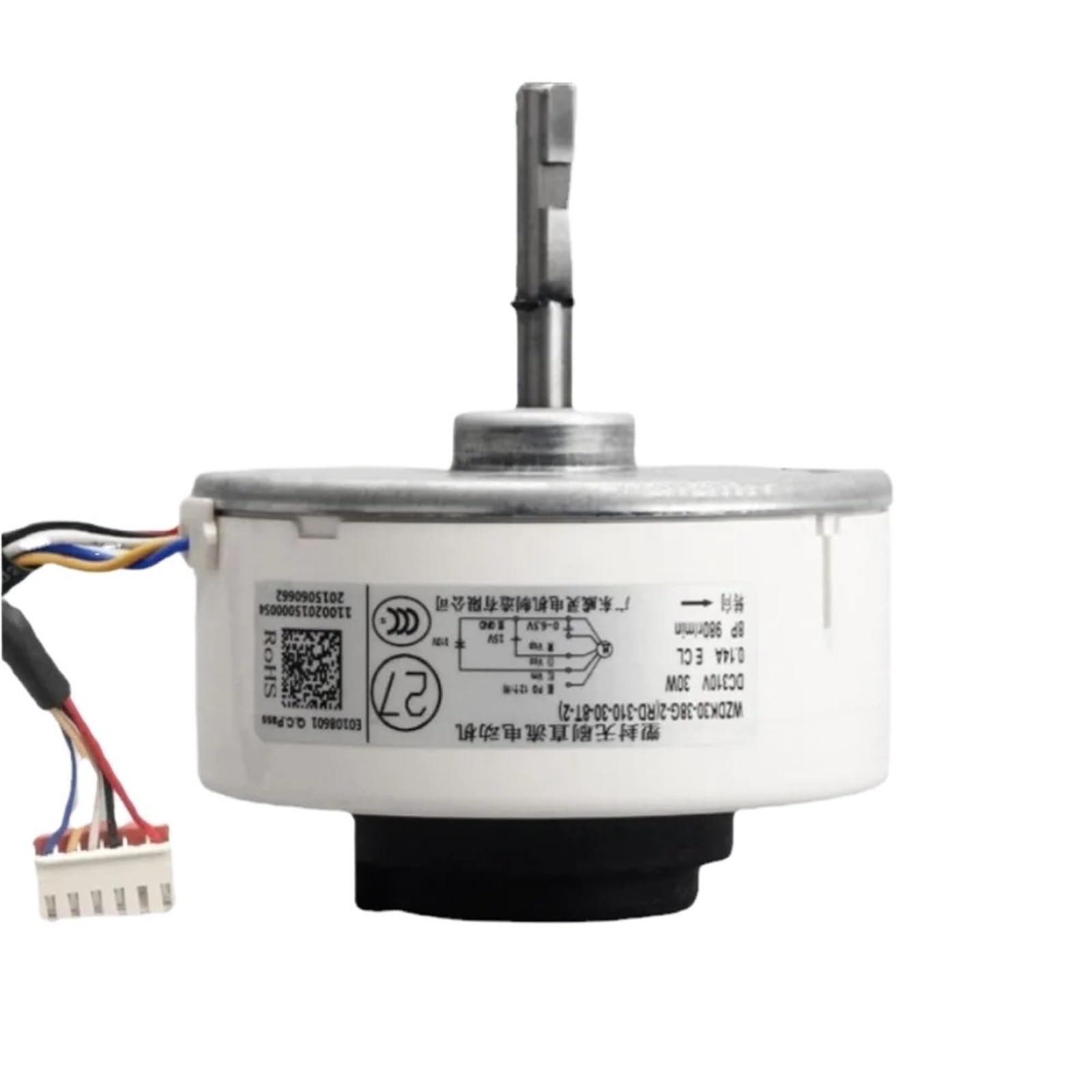 EKFBQBGW for Air Conditioner Indoor Unit DC Fan electronic starter WZDK30-38G-2 DC310 30W 980r/min RD-310-30-8T-2 Conditioning Parts