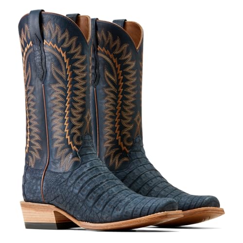 ARIAT Men's Futurity Finalist Exotic Caiman Western Boot Square Toe - 100477104
