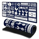 Head Case Designs Officially Licensed Tottenham Hotspur F.C. Sticker Collage Logo Art 23.62 x 11.81 x 0.12 inches (600 x 300 mm) - L Gaming Office Desk PC Keyboard Mouse Mat Pad
