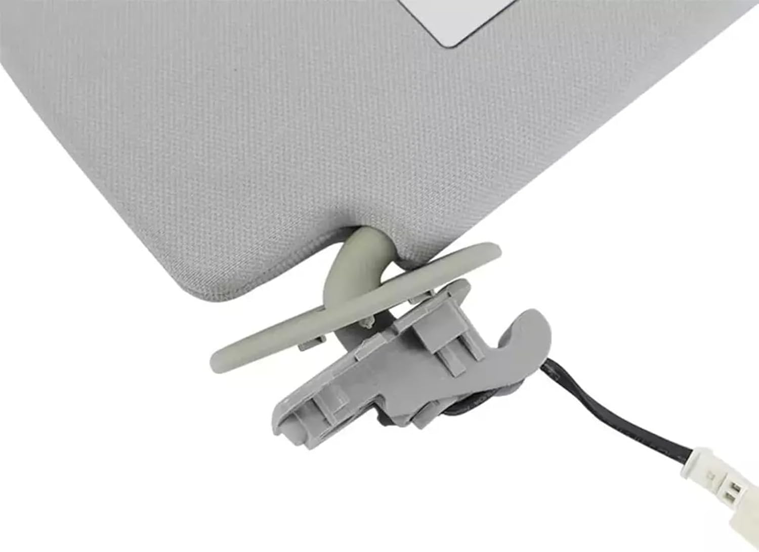 Sun Visor Driver Side Right RH Gray with Mirror & Light Compatible with Tesla Model 3; Model Y 2021 2022 Replace 1490406-01-B; 1490406-31-A-Z