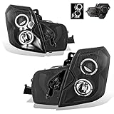 SPPC Projector Headlights Halo Black For Cadillac CTS - (Pair)