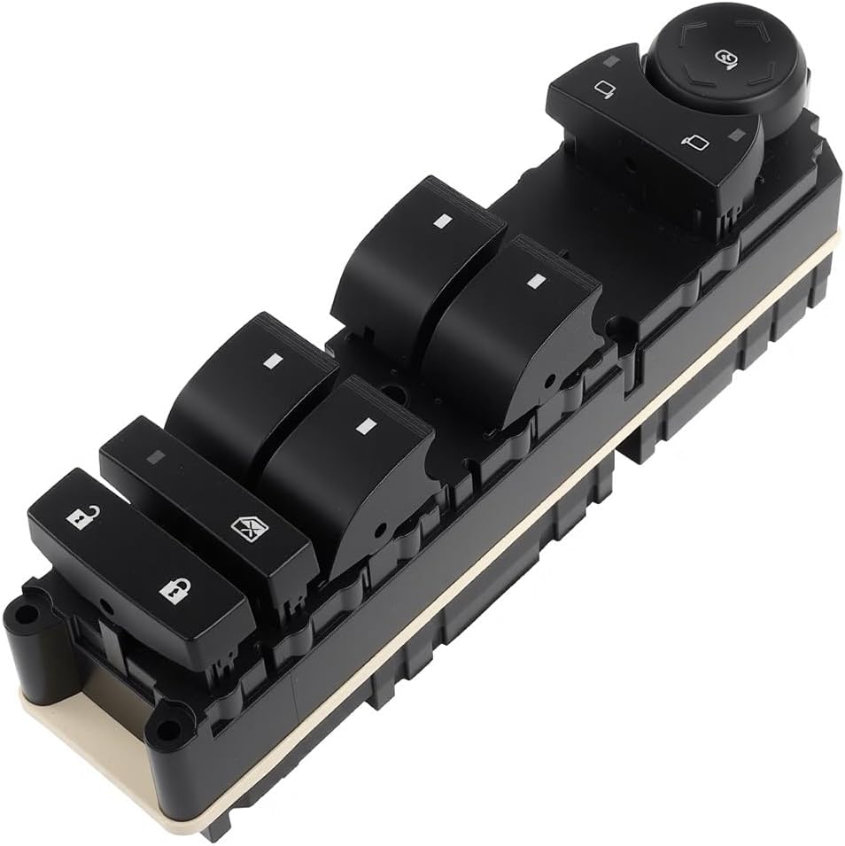 CCIYU Master Power Window Switch Driver Side Fit for Chevrolet Silverado 1500 2500 HD, Tahoe, Suburban 2500, Avalanche & for GMC Sierra 3500 HD, Yukon XL 1500 & for Escalade ESV EXT 15093439