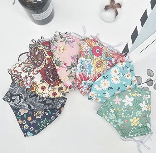 Bbrand FLOWER002 50Pcs 10 X 10 Inches Cotton Fabric Bundle Squares thumb #4