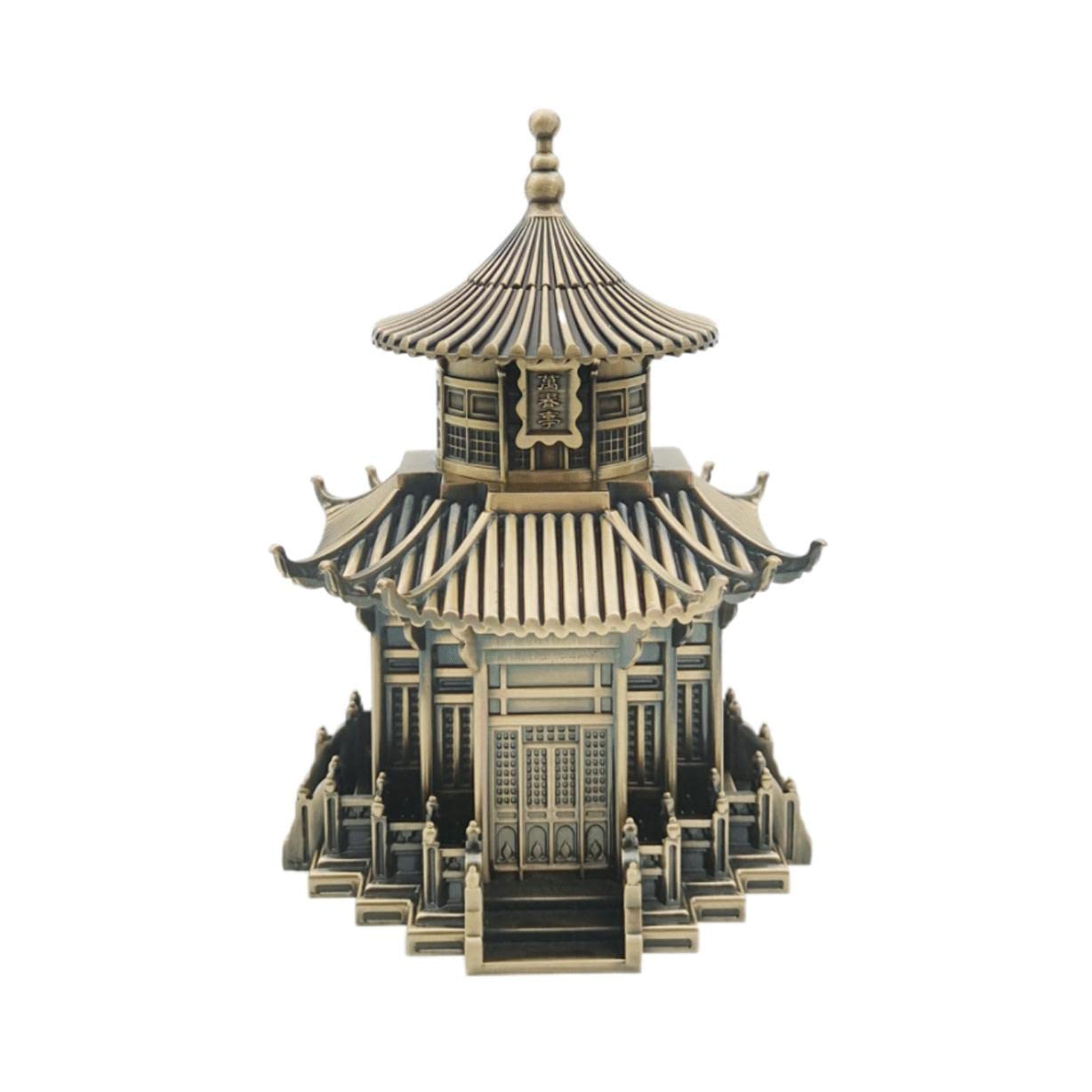 Wdwdw Style C Toothpicks Dispenser Toothpick Box Bronze Alloy Holder Automatic Push Type Pocket Holder Retro Container