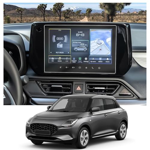 CDEFG Kompatibel mit Suzuki Swift 2023 2024 2025 2026 Facelift/S-Cross III 2021-2025 2026 / Vitara 2024-2026 Navigation Schutzfolie Kratzfest 9 Zoll GPS Bildschirmschutzfolie Navi Folie Zubehör 2 Stück